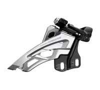 Shimano Deore MTB FD-M6000 Front Derailleur 3x10-speed Side Swing direct mounting deep black/silver 2018 Mountain Bike Front derailleur