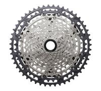 Shimano Deore XT CS-M8200-12 Cassette - 12-Speed 10-51t Hyperglide+ Micro Spline Gray/Silver