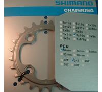 Shimano Deore XT M780/M770 24T-AE x 64BCD MTB NEW/NOS Chainring- 3x10-Spd- NIB