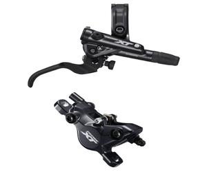 Shimano Deore XT M8100 Bled Brake Lever/Post Mount Caliper Front Right Black
