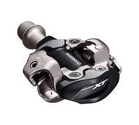SHIMANO DEORE XT PD-M8100 SPD Pedal, Without Reflector, Includes Cleat, Black, One Size