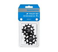 Shimano XT M8100 Tension & Guide Pulley Jockey Wheels - Black / 12 Speed Black