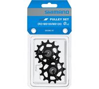 Shimano XT M8100 Tension & Guide Pulley Jockey Wheels - Black / 12 Speed Black