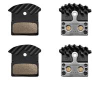 Shimano Disc Brake Pads J04C Sintered with Fins M9000 XTR M8000 XT M985 M666 x2