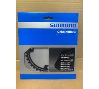 (36T - MB, Silver / Black) Shimano Spares FC-9000 Chainring For 52-36T