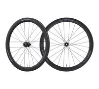 Shimano Dura Ace R9270 C50 TL Disc Road Wheelset - 700c - Black 12mm Front - 142x12mm Rear Shimano Centerlock Pair 12 Speed Micro Spline Clincher 700c