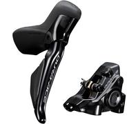 Shimano Dura-Ace ST-R9270 hydraulic disc; Di2 E-tube; F-mount calliper; front