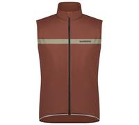 Shimano - Evolve Wind Vest Insulated - Cycling vest size L, brown