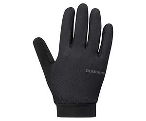 SHIMANO Explorer FF Gloves, Adult Unisex, Black, S
