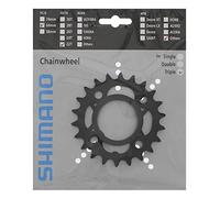 FC-M391 chainring, 22T, black with chain protector