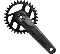 Shimano Deore Fcm6200 12f/1 55cl Sw Crankset Silver 175 mm / 32t 175 mm Black