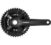 Shimano FC-MT210 2-piece chainset 9-speed - Black (170 mm 40/30/22T) S