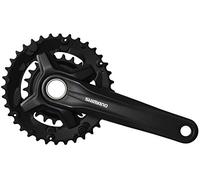 Shimano FC-MT210 2x9-Speed Crankset, Black, 175 mm