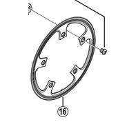 Shimano FC-S500 top chain guard black for 45T