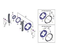 Shimano FC-T4010 left hand crank arm, 170 mm, black