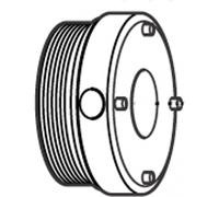 SHIMANO Unisex Tlfc35 Bike Parts, Silver