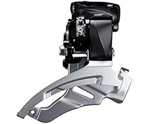 Shimano FD-M2000 Altus 9-speed hybrid front derailleur, conventional swing, dual-pull