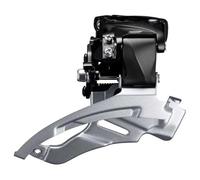 Shimano FD-M2000 Altus 9-speed MTB front derailleur, conventional swing, dual-pull