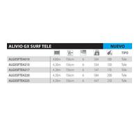 Telescopic cane Shimano Alivio GX Surf Tele 4217 Noir 4,20 m