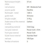 Shimano Fishing Catana Fx Tele Spinning Rod