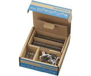 Shimano G05S-RX disc pads and spring; resin pad; steel back; box of 25