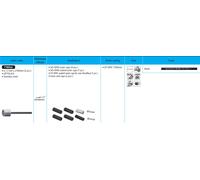 Shimano 105 5800 / Tiagra 4700 Road Gear Cable Set - OPTISLICK Coated Inners Black