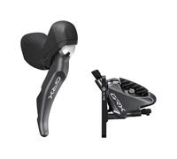 Shimano GRX 810 11-Speed Gear Shifter & GRX 810 Brake Caliper Kit GREY RIGHT FRONT