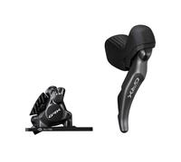 Shimano GRX 820 12-Speed Dual Control Lever & Disc Brake Caliper Kit GREY LEFT REAR