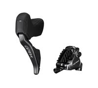 Shimano GRX Di2 RX825 12-Speed STI Gear Lever & Brake Caliper Kit GREY RIGHT FRONT