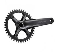 Shimano Grx Fc-rx600-1 110/80 Bcd Crankset Black 175 mm / 40t 175 mm Black
