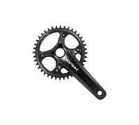Shimano Fc-rx820-1 Crankset Silver 165 mm / 46t 165 mm Black