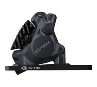 Shimano Disc Brake Caliper GRX RX410 Flat Mount, Without Rotor, 140/160 mm, Silver