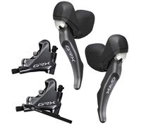 Shimano GRX RX810 2x11 Disc Brake Set - Dark Grey / 2x11 / Pair