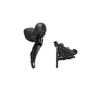 Shimano GRX ST-RX400/BR-RX410 Hyd STI Set - Flat Mt Calliper - RH/Fron