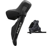 Shimano GRX ST-RX715/BR-RX410 Hyd DI2 STI Set - Flat Mnt Calliper - R/