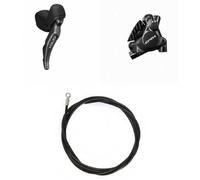 SHIMANO Kit Freno Idraulico Gravel GRX RX820 Posteriore 1x12 Mixte Adulte, Noir, Unica