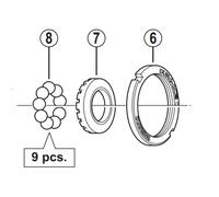 Shimano HB-7600 Track lockring - MRRP £12.99