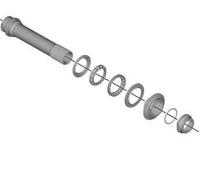 Shimano HB-M7010-B Complete hub axle