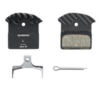 Shimano J05A-RF Resin Disc Brake Pads With Cooling Fins - Black / Resin