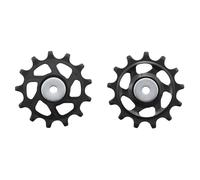 Shimano Spares SLX RD-M7100 tension and guide pulley set, Black