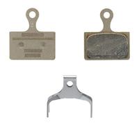 SHIMANO K05TI-RX disc pads and spring, titanium back, resin, Black