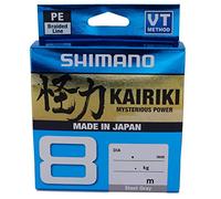 Shimano Kairiki 8, 150 Meter, Light Grey, Braided Fishing Line, 59WPLA58R1