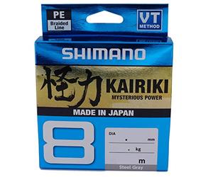 Shimano Kairiki 8, 150 Meter, Light Grey, Braided Fishing Line, 59WPLA58R1