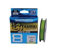 Shimano Line Kairiki 8 - 300 m, 0.35 mm, 39.5 kg - M Green