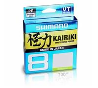 SHIMANO Kairiki 8, 300 Meter, Mantis Green, 0.10 mm/6.5 kg, Braided Fishing Line, 59WPLA68R01
