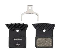 SHIMANO L05A-RF Disc Brake Pad and Spring - Resin Compound, Finned Alloy Backplate