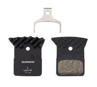 SHIMANO L05A-RF Disc Brake Pad and Spring - Resin Compound, Finned Alloy Backplate