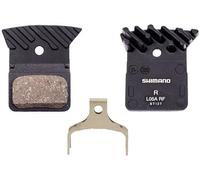 Shimano L05A-RF Resin Disc Brake Pads - With Cooling Fins, Black
