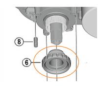 Shimano Lockring Retaining Ring Steps DU-E6000 DU-E6001 DU-E6002 Chainring New