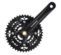 SHIMANO M361 Hybrid Crankset (Black, 175mm X 42/32/22T)